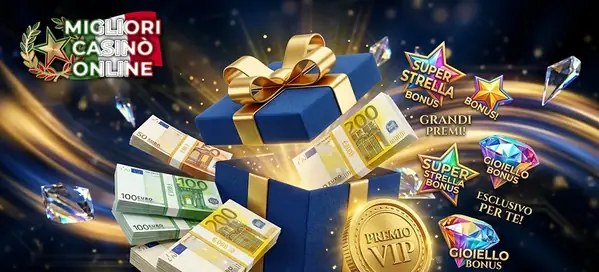 Tipi di bonus per casinò online con denaro reale